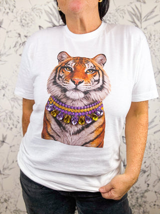 Saturday Sparkle Tiger Tee