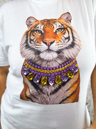 Saturday Sparkle Tiger Tee