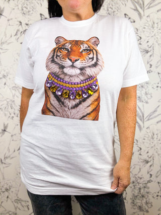 Saturday Sparkle Tiger Tee