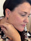 Black Rectangular Hoops - Best & Co. Boutique