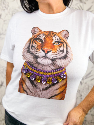 Saturday Sparkle Tiger Tee