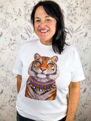 Saturday Sparkle Tiger Tee