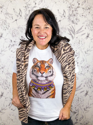 Saturday Sparkle Tiger Tee