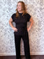 The Bridget Black Tie Blouse - Best & Co. Boutique