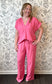The Hibiscus Drawstring Trouser - Best & Co. Boutique