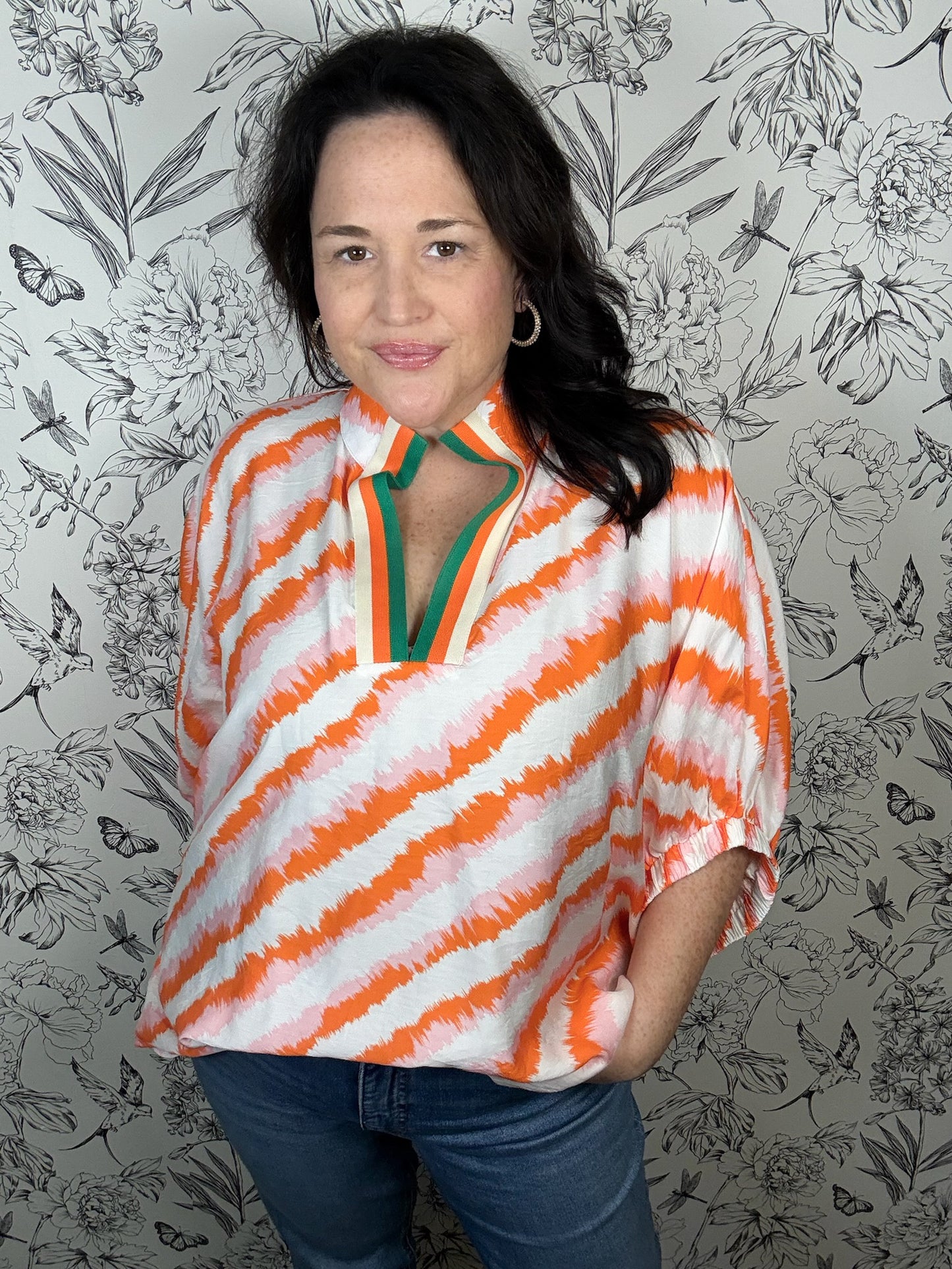 Citrus Market Blouse Curvy