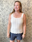 Pearl Crochet Tank - Best & Co. Boutique