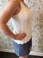 Pearl Crochet Tank - Best & Co. Boutique