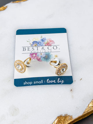Circle Cuff CZ Hoops