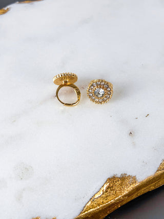 Circle Cuff CZ Hoops