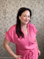 The Hibiscus V-Neck - Best & Co. Boutique