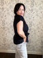 The Bridget Black Tie Blouse - Best & Co. Boutique