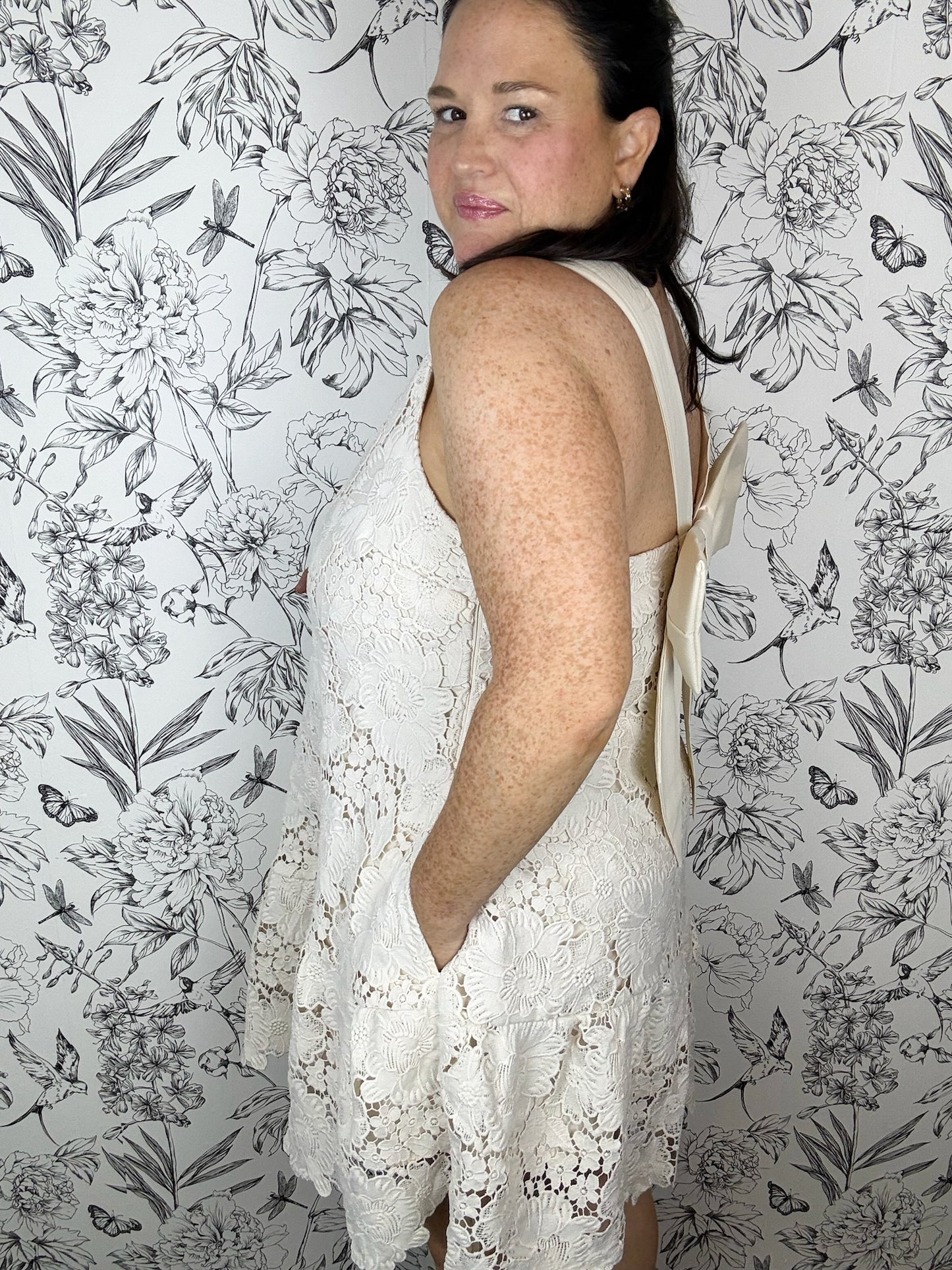 Back Story Lace Mini | Ivory