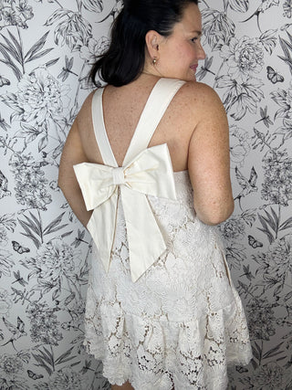Back Story Lace Mini | Ivory