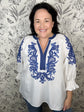Seaside Stitch Embroidered Curvy