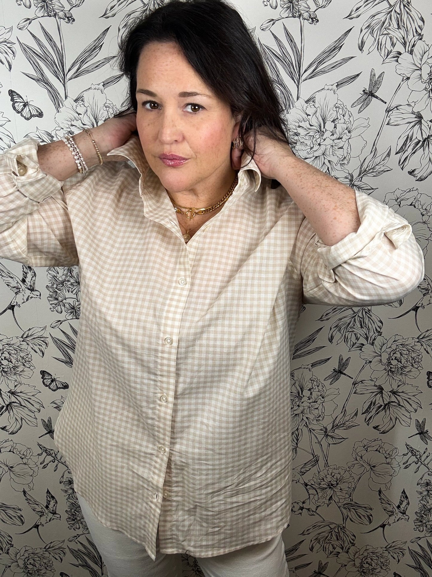 Seaport Button Up Parchment