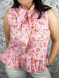 Rose Garden Tie Neck Tank