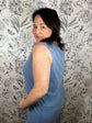 Sloane V-Neck Denim Tank