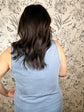 Sloane V-Neck Denim Tank
