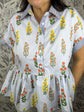 Bayside Bloom Button Up