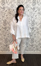 Pearl Glow Drape Top - Best & Co. Boutique