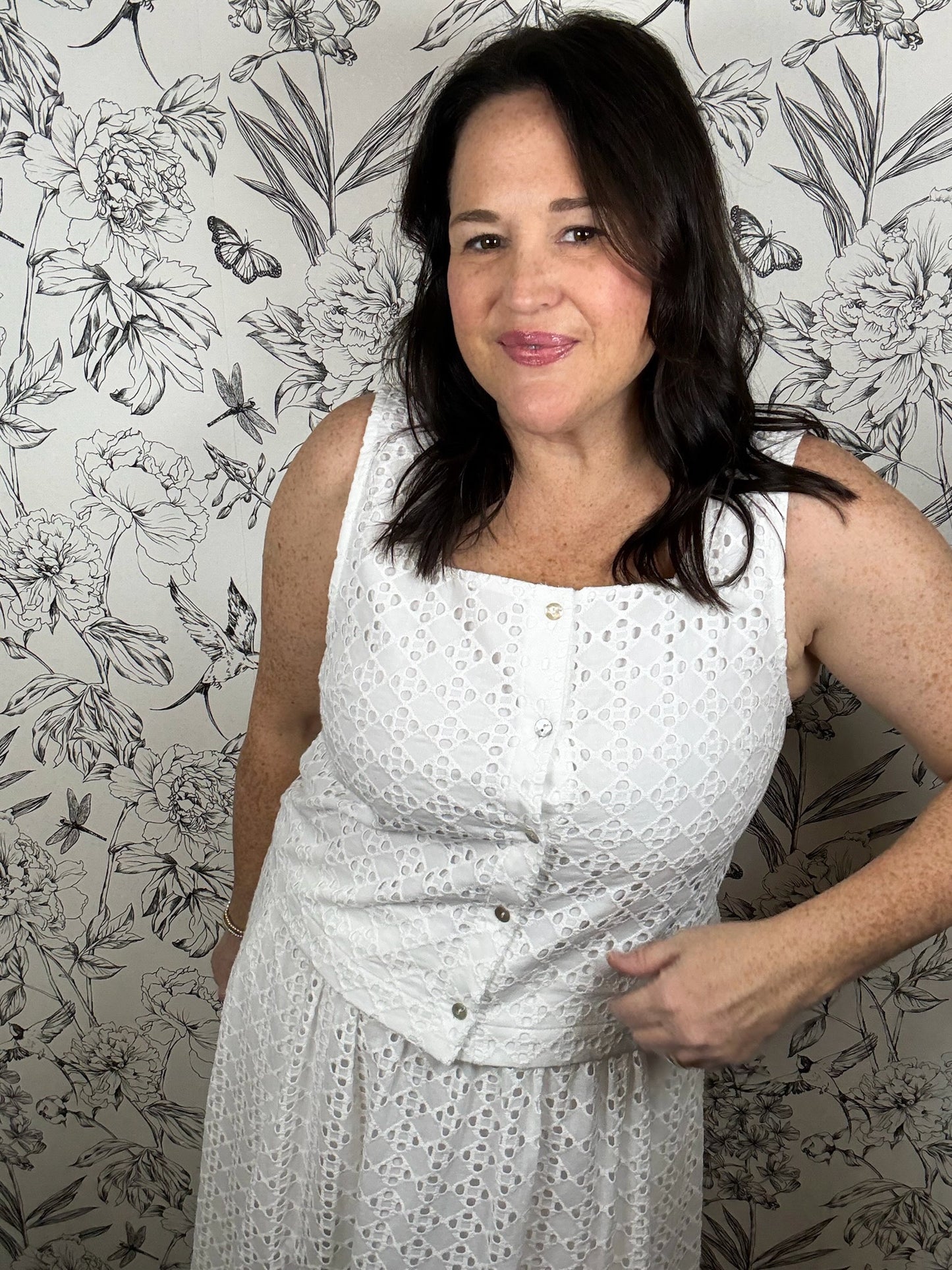 Heirloom Eyelet Shell