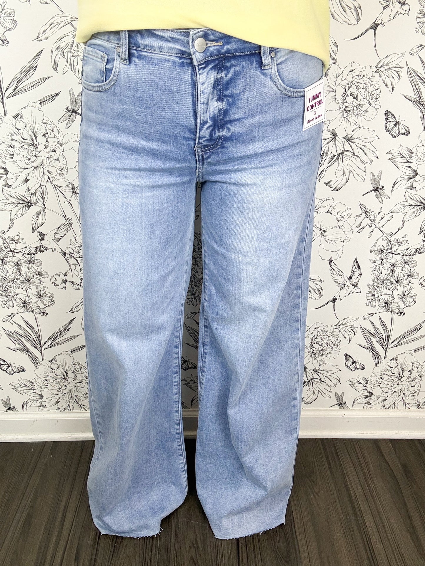 Laid Back Palazzo | Light Wash