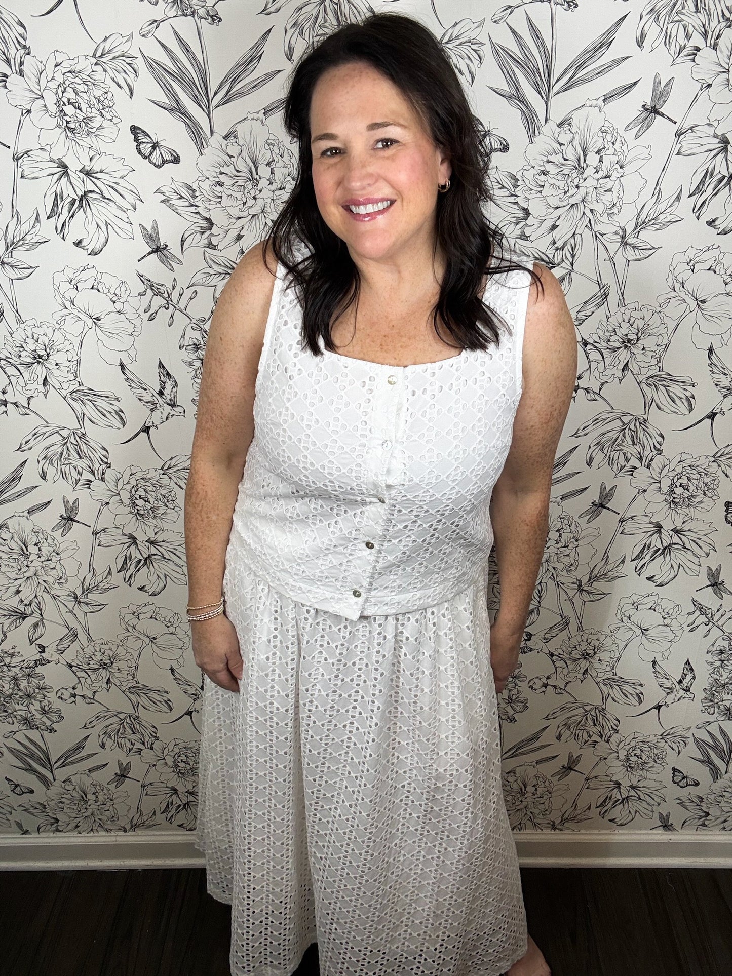 Heirloom Eyelet Shell