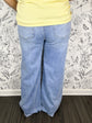 Laid Back Palazzo | Light Wash