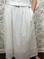 white eyelet midi skirt