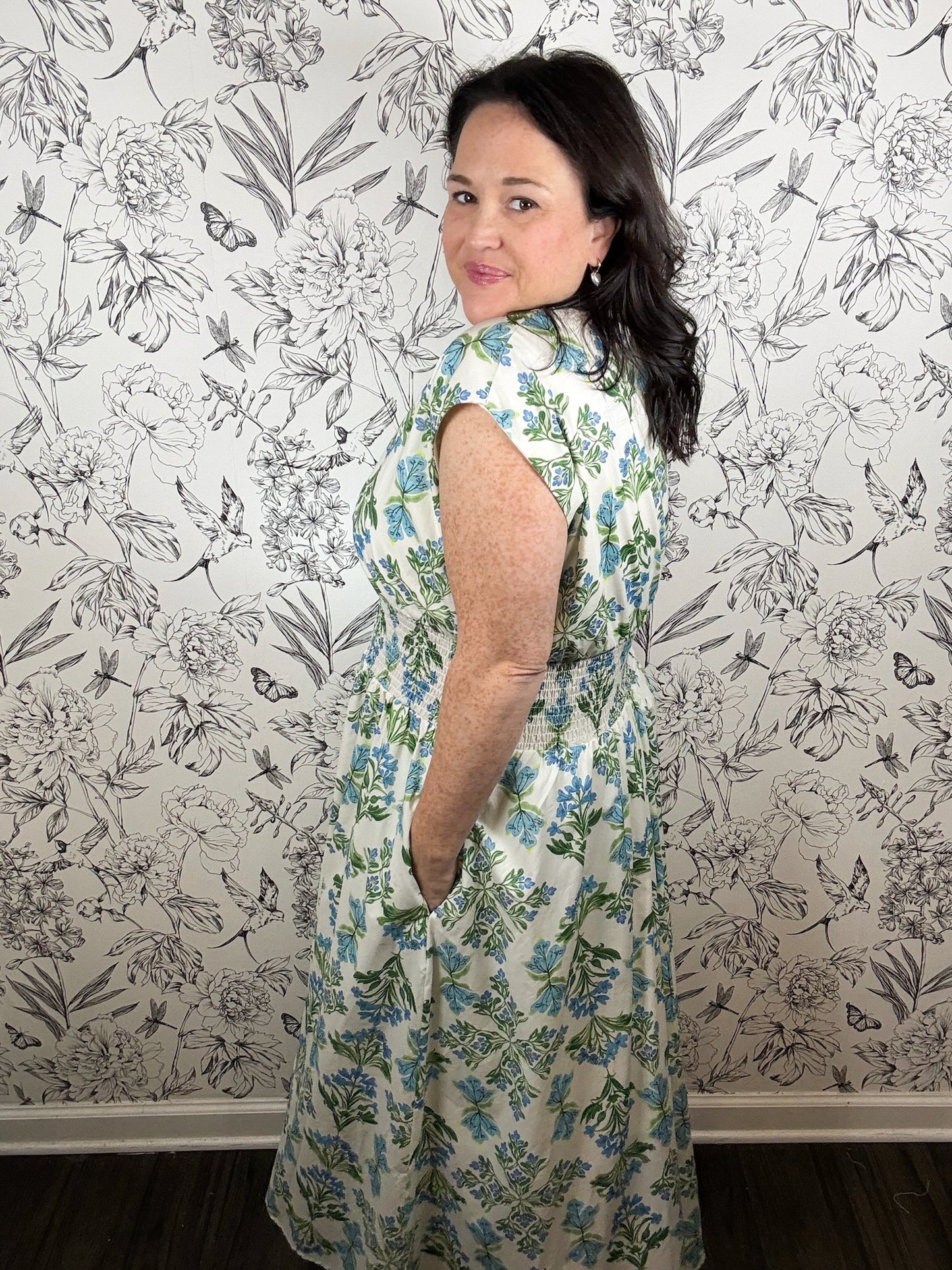 Easy Romance Floral Midi