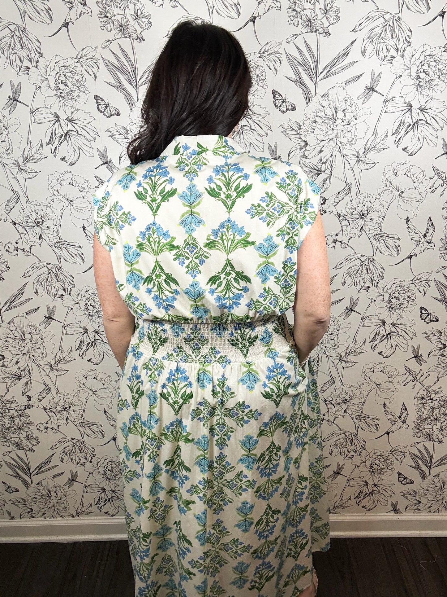 Easy Romance Floral Midi