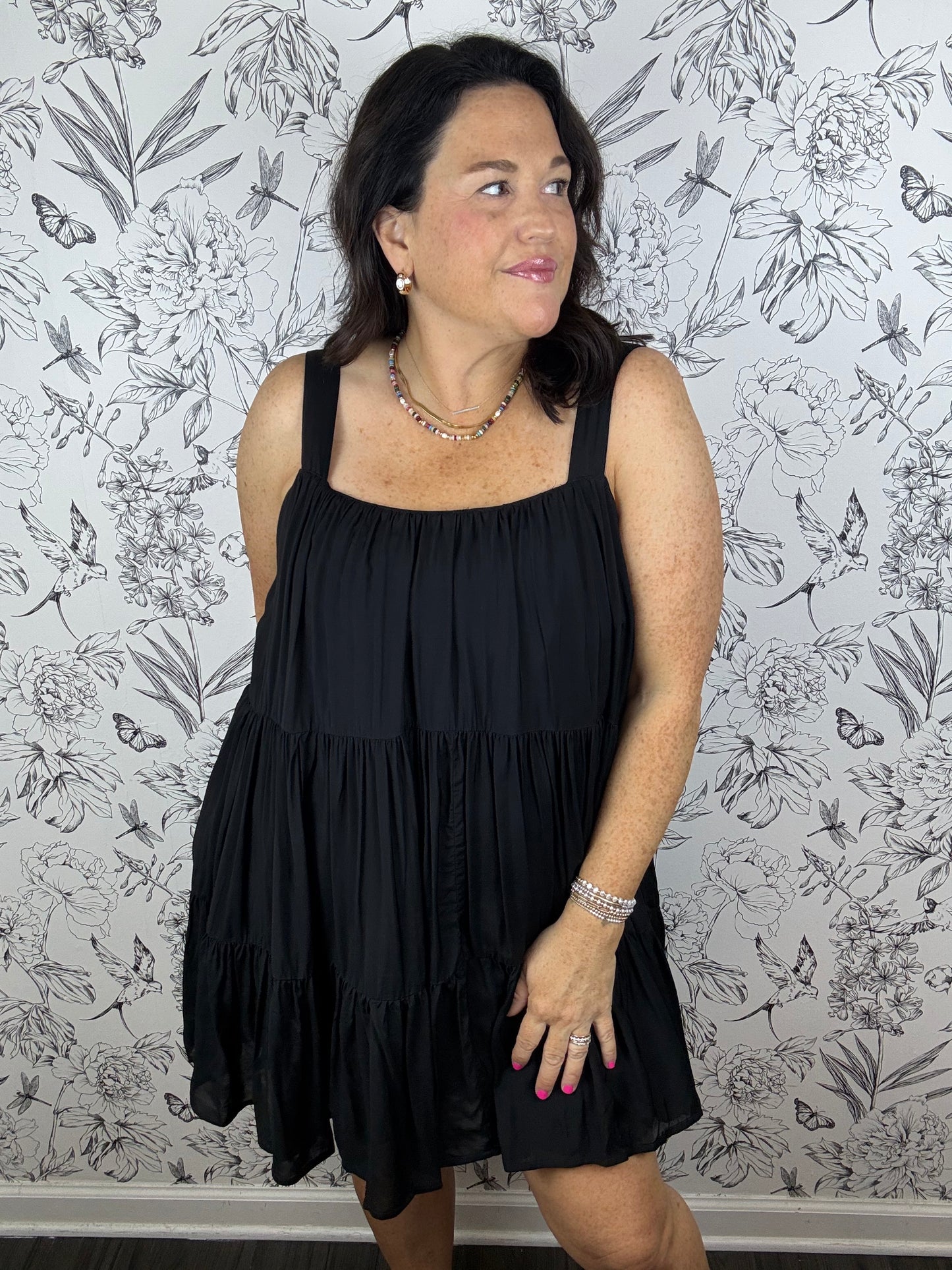 Ringmaster Mini Dress | Black