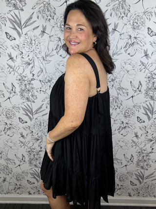 Ringmaster Mini Dress | Black