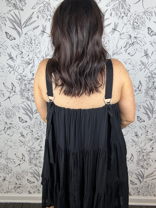 Ringmaster Mini Dress | Black
