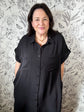 Black Anytime Shirt Dress in Curvy