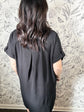 Black Anytime Shirt Dress in Curvy
