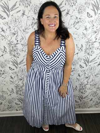 Anchors Away Stripe Mini