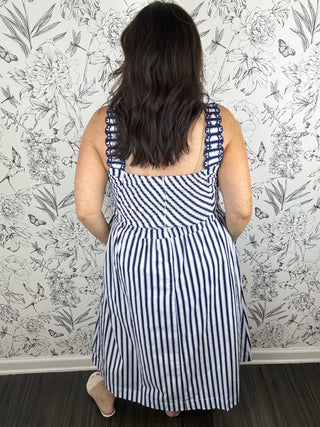 Anchors Away Stripe Mini