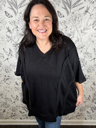 Wear on Repeat Knit Top Curvy