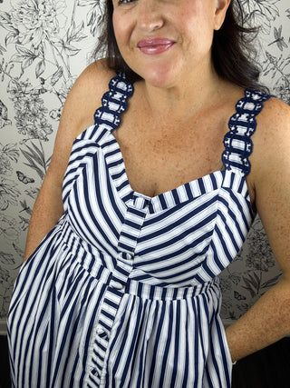 Anchors Away Stripe Mini