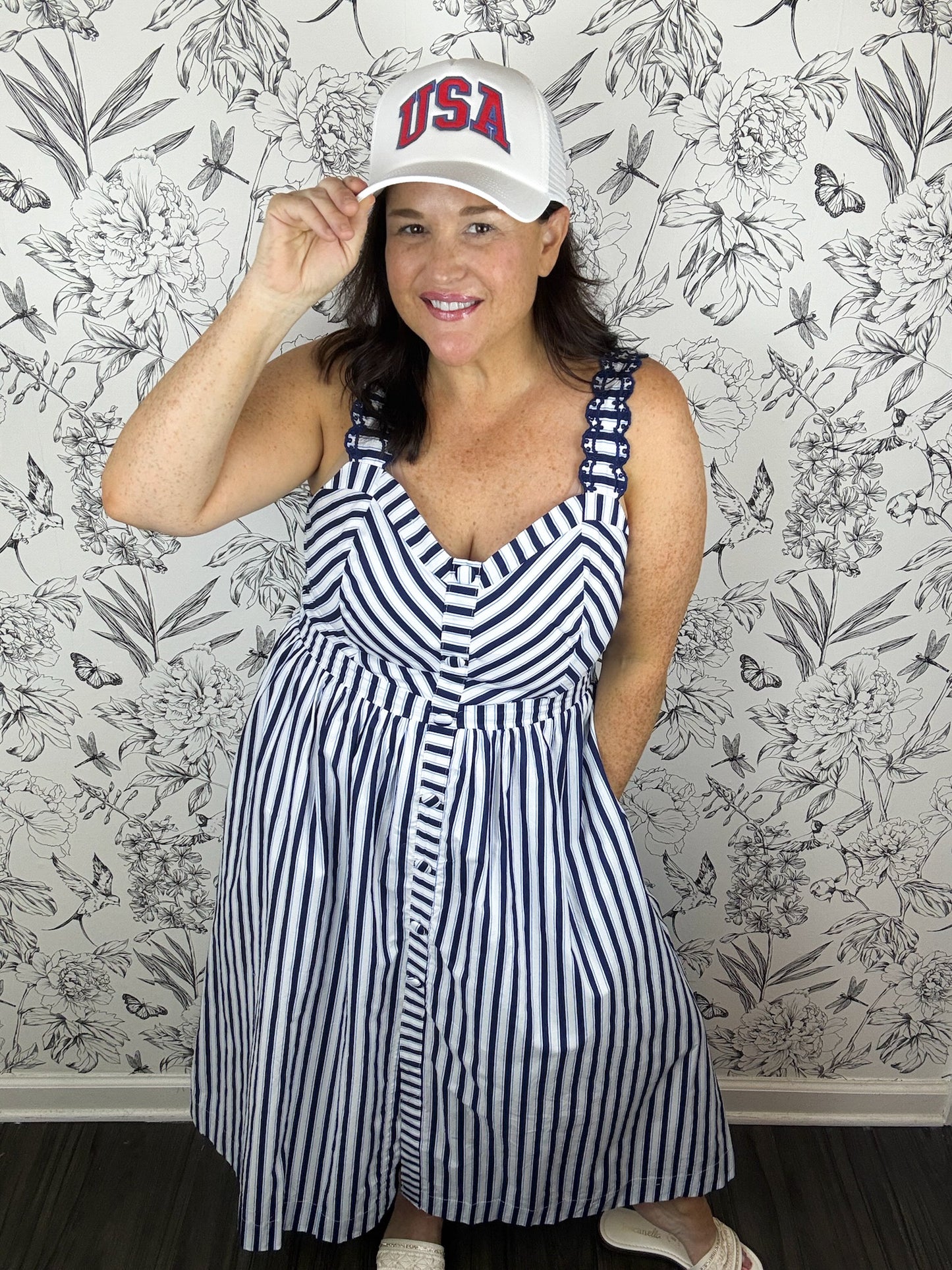 Anchors Away Stripe Mini