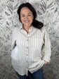 Aflie Striped Linen Top Z SUPPLY