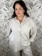 Alfie Stripe Linen Button Up