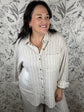 Alfie Stripe Linen Button Up
