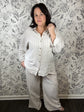 Alfie Stripe Linen Button Up
