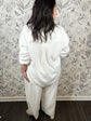 Alfie Button up in White
