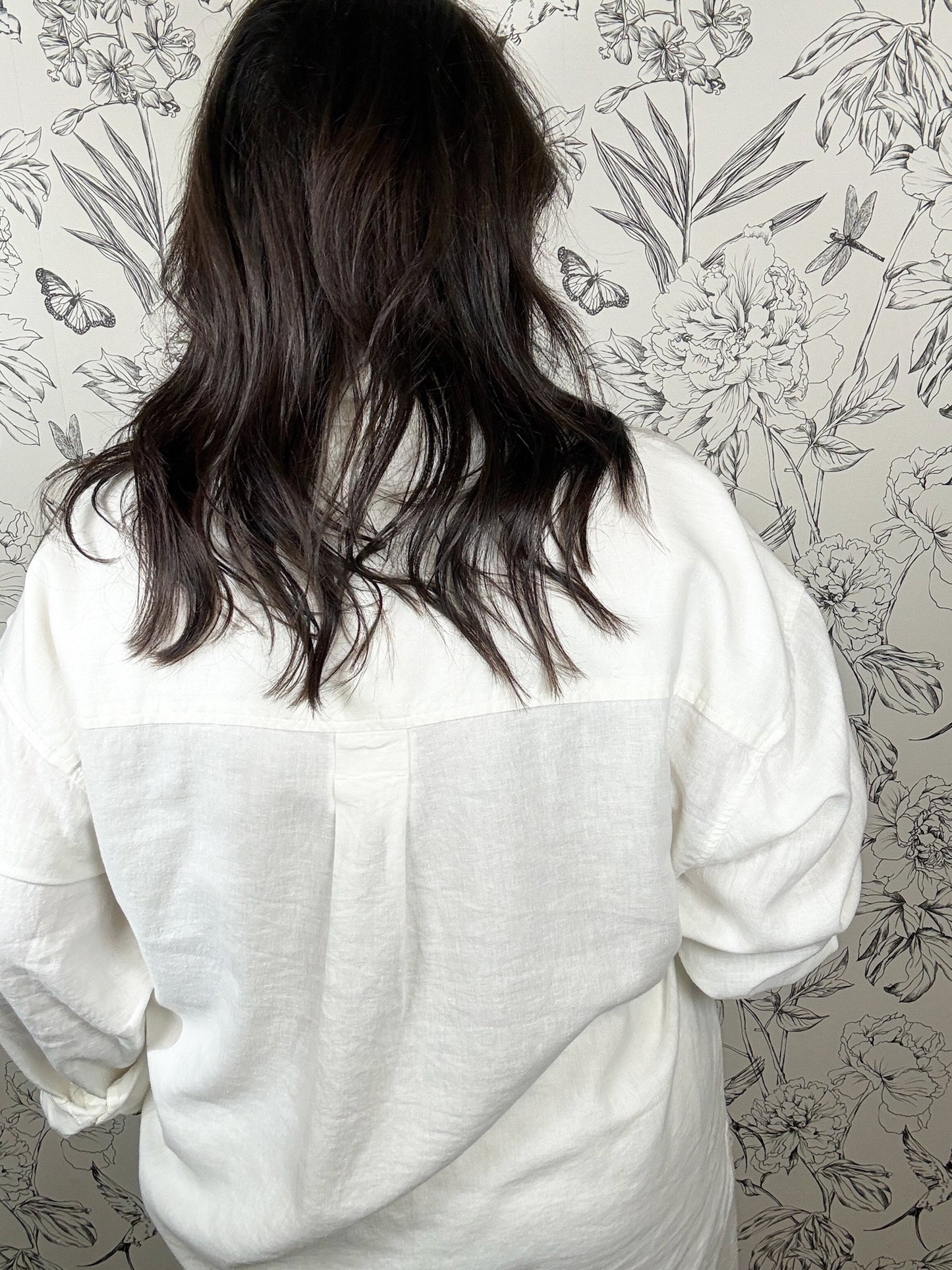 Alfie Button up in White