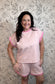 Pink Sands Stripe Lounge Top