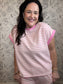 Pink Sands Stripe Lounge Top